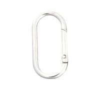 Chiusure a molla ad anello ovale in lega di zinco | Multicolor, misure multiple da 13 a 40 mm: for borse, portachiavi, gioielli