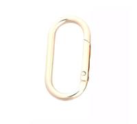 Chiusure a molla ad anello ovale in lega di zinco | Multicolor, misure multiple da 13 a 40 mm: for borse, portachiavi, gioielli