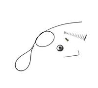 Chiusure a molla per cancello a molla per apertura della porta semplici configurazioni per un facile montaggio su più tipi di porte in legno, ferro, cortile, cancello da giardino, chiavistelli a molla