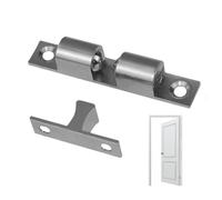 Chiusure a per porta, chiusura interna in rame, hardware a molla per armadio con vite di tensione regolabile, finitura in robusto, ideale per armadi e librerie sul posto di lavoro