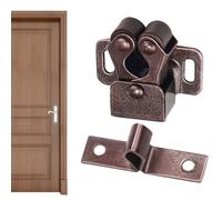Chiusure a per porte - 3 cm chiusura a molla, metallo doppio rullo di bloccaggio, serratura per porta armadio mobili | Fibbia per porta a per interni cucina camera da armadio