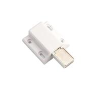 Chiusure a pressione Chiusura magnetica for cassetto dell'armadio da 8 pezzi, con spinta magnetica, nero/bianco