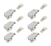 Chiusure a pressione per armadietti con ritorno automatico, silenzioso, silenzioso, resistente alla ruggine, adatta per la casa in nylon per porte dell'armadio