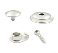Chiusure a scatto resistenti allo spruzzo di sale realizzate in acciaio inossidabile 316 per barche per coperture in tela RV Truck Yacht Tarps