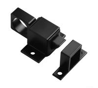 Chiusure automatiche a molla per porte e finestre, set di 5 serrature in lega di alluminio che offrono una chiusura sicura e una vestibilità regolabile (nero)