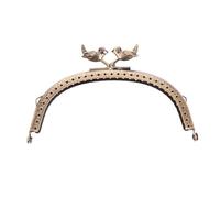Chiusure Clutch 1Pc 12.5 centimetri Testa di Uccello In Rilievo Bronzo Antico del Metallo Della Borsa Telaio Bacio Chiusura Maniglia FAI DA TE Arco Blocco Accessori sacchetto Per l'artigianato