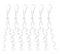 Chiusure di Palloncino con Poli Nastro Palloncino Morsetto 100 Pezzi Nastri per Facilitare a Sigillare Palloncini Evitare Dispersione di Elio