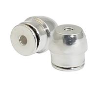 Chiusure di sicurezza per orecchini - 2 pezzi di chiusure a fibbia | con copertura di sicurezza Regolazione a prova di perforazione Aghi per orecchio da 0,9 a 1,2 mm Retro degli orecchini | per mu