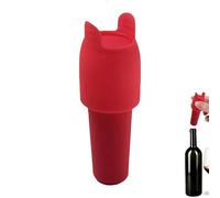 Chiusure ermetiche per vino - Coperchio per vino in silicone resistente al calore, chiusura per bar da cucina e da uomo, per calze di Natale, tappo per biberon, griglia per esterni