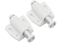 Chiusure for porte a pressione, chiusure magnetiche for porte, confezione da 2/3/4 pezzi Chiusura magnetica for apertura a pressione Magnete for cassetti bianco Chiusura a scatto for ante dell'armadio