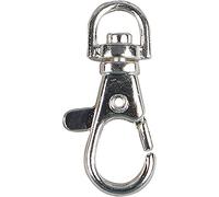 Chiusure girevoli, 40 mm, placcate argento, SP, 15 pezzi