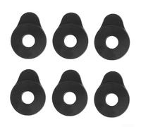 Chiusure in gomma per tracolla per chitarra, compatibili con chitarre acustiche, elettriche, basse, forniscono una connessione stabile per cinghie standard (6 pezzi)