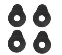 Chiusure in gomma per tracolla per chitarra, compatibili con chitarre acustiche, elettriche, basse, forniscono una connessione stabile per cinghie standard (4 pezzi)