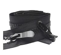 Chiusure lampo aperte, cerniere a spirale, n. 8 Cerniera grande con doppia apertura in resina, cerniere for giacche lunghe 80 cm 90 cm 100 cm 120 cm, doppia testa for cucire tessili for la casa, 1 pz