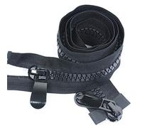 Chiusure lampo aperte, cerniere a spirale, n. 8 Cerniere for piumini lunghi con cerniera grande a doppia apertura in resina for cucire doppia testa a due vie (dimensioni : Length 80CM) (dimensioni : L