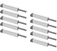 Chiusure magnetiche a spinta, 5/10 pezzi for porte to open esposte/nascoste Chiusura ammortizzata for armadio da cucina(10pcs-silver)