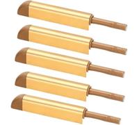 Chiusure magnetiche a spinta, 5/10 pezzi for porte to open esposte/nascoste Chiusura ammortizzata for armadio da cucina(5pcs-gold)