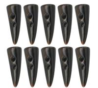 Chiusure per bottoni da cucire a doppio da, coffee, B | Bottoni da cucire in resina da 3 cm per la riparazione cappotti, bottoni in resina a forma corno