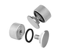 Chiusure per casco da saldatura, con cuscinetto in silicone, leggere, con cappuccio a scatto, viti di ricambio per negozi elettrici, argento