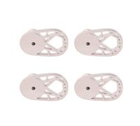 Chiusure per orecchini a 4 con design, White | I comodi dorsi in silicone qualità mantengono orecchini pesanti in posizione per un uso duraturo dei