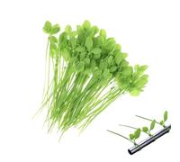 Chiusure per Piante da Giardino, in Nylon, a Forma di Foglia, Regolabili, Verdi, 100 Pezzi, connettori di Supporto riutilizzabili, Strumenti Flessibili per la Gestione della Crescita, di