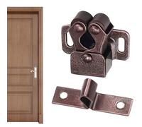 Chiusure per porte - Chiusura a molla in acciaio inox | Forte chiusura magnetica per armadietti, mobili con doppio rullo, fibbia a per porta armadio per cucina camera da letto