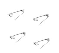 Chiusure per spille, 200 pezzi spilla posteriore fibbia cucito fai da te risultati gioielli accessori(200pcs2.5 cm 02)