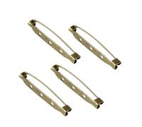 Chiusure per spille, 200 pezzi spilla posteriore fibbia cucito fai da te risultati gioielli accessori(200pcs 4 cm 02)