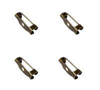 Chiusure per spille, 200 pezzi spilla posteriore fibbia cucito fai da te risultati gioielli accessori(200pcs 1.5 cm 01)