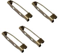 Chiusure per spille, 200 pezzi spilla posteriore fibbia cucito fai da te risultati gioielli accessori(200pcs 3 cm 02)