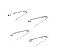 Chiusure per spille, 200 pezzi spilla posteriore fibbia cucito fai da te risultati gioielli accessori(200pcs 4 cm 01)