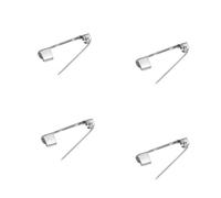 Chiusure per spille, 200 pezzi spilla posteriore fibbia cucito fai da te risultati gioielli accessori(200pcs 2 cm 02)