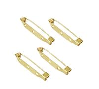 Chiusure per spille, 200 pezzi spilla posteriore fibbia cucito fai da te risultati gioielli accessori(200pcs 3.5 cm 01)