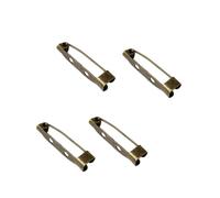 Chiusure per spille, 200 pezzi spilla posteriore fibbia cucito fai da te risultati gioielli accessori(200pcs2.5 cm 01)