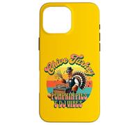Chive Turkey Pumpkin Pies DJ Vibes, gioco di parole retrò per il Ringraziamento Custodia per iPhone 16 Pro Max