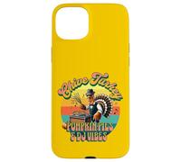 Chive Turkey Pumpkin Pies DJ Vibes, gioco di parole retrò per il Ringraziamento Custodia per iPhone 15 Plus