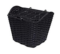 chiwanji Cestino per Bici Multifunzionale con Coperchio, Cestino per Manubrio Anteriore per Bicicletta elettrica sospeso in plastica per Accessori per Bici da