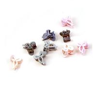 Chiyyak 100 Fermagli per Capelli Piccoli e Carini Portatili, varietà di Disegni, Mini Fermagli per Capelli per Ragazze, Perfetti per le Esigenze di Styling Quotidiane (H)