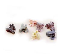 Chiyyak 100 Fermagli per Capelli Piccoli e Carini Portatili, varietà di Disegni, Mini Fermagli per Capelli per Ragazze, Perfetti per le Esigenze di Styling Quotidiane (L)