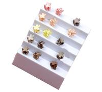 Chiyyak 100 Fermagli per Capelli Piccoli e Carini Portatili, varietà di Disegni, Mini Fermagli per Capelli per Ragazze, Perfetti per le Esigenze di Styling Quotidiane (E)