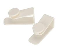 Chiyyak 2 Ganci con Ardiglione, Senza Bisogno di Punzonatura, Strumento per Appendere in ABS Ispessito con Movimento da Sinistra a Destra, per la Porta del Bagno Dell'armadietto d