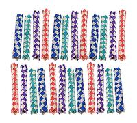 Chiyyak 24 Pz Trappole per Uccelli Giocattolo da Masticare Bambù Cinese Puzzle da Dito Giocattolo Trappola per Gioco per Pappagalli con Materiale Naturale Non Tossico Si