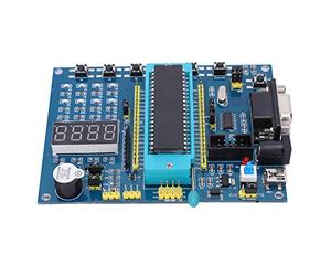 Chiyyak 51 Scheda di Sviluppo MCU Microcontroller AVR Compatibili con 3 V Comunicazione Seriale per Studenti di Programmazione a Chip Singolo