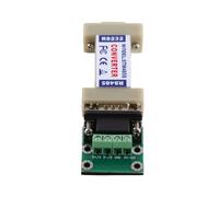 Chiyyak Adattatore convertitore da RS232 a RS485 di alta qualità, convertitore dati semi-duplex con 36 decoder per una comunicazione affidabile. Materiale: ABS. Colore: come da immagine