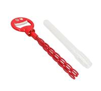 Chiyyak Bacchette per Bulk Volto Sorridente 32 Fori Design a Tenuta Stagna per attività di Gioco All'aperto Giocattolo Estivo in Plastica (Rossa)