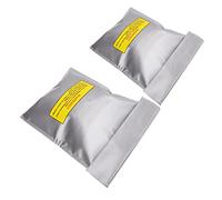 Chiyyak Borsa per Batteria Lipo 2 Pezzi Custodia Ignifuga a Prova di Esplosione con Porta di Ricarica per Batteria RC Drone Airsoft 230x300mm