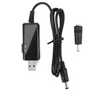Chiyyak Cavo Booster da USB a CC Cavo Power Bank 9V 12V Display Digitale Step-up per Router Wireless ABS 1,5A/2A 0,8m