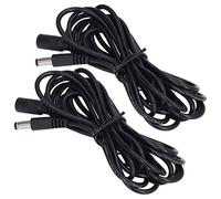 Chiyyak Cavo di Prolunga per Luce Solare LED Lungo 2,9 Piedi Cavo Plug and Play 5,5x2,1 Mm 2A per il Monitoraggio Dell'alimentazione