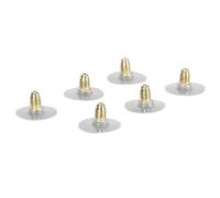 Chiyyak Chiusure per Orecchini, Perni di Ricambio in Argento 925 con Chiusura di Sicurezza per Donne e Ragazze, vestibilità Comoda e Anallergica, con 3 Paia per Orecchie Sensibili (Oro)