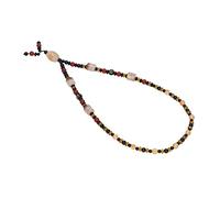Chiyyak Collana con Perline Dzi di Simulazione, Materiale in Corda Resistente, Ideale per la Guarigione dei Chakra, Regalo Perfetto per i Propri Cari